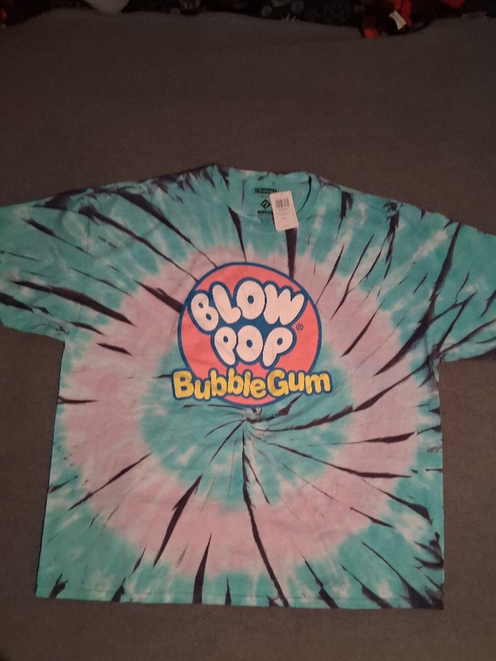 Blow Pop Bubble Gum T-shirt Mens 2XL Tie Dye 2020 Hot Topic